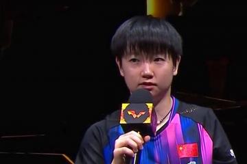 王楚钦孙颖莎混双夺冠赛后采访