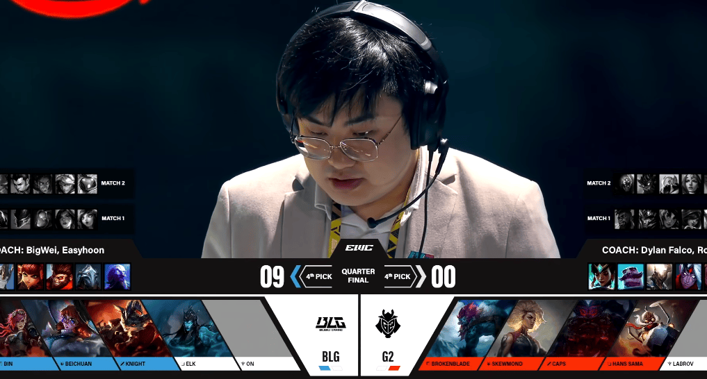 G2碾碎BLG钥匙，北川背锅，K皇承认：现在(zài)战队一(yī)塌糊(hú)涂