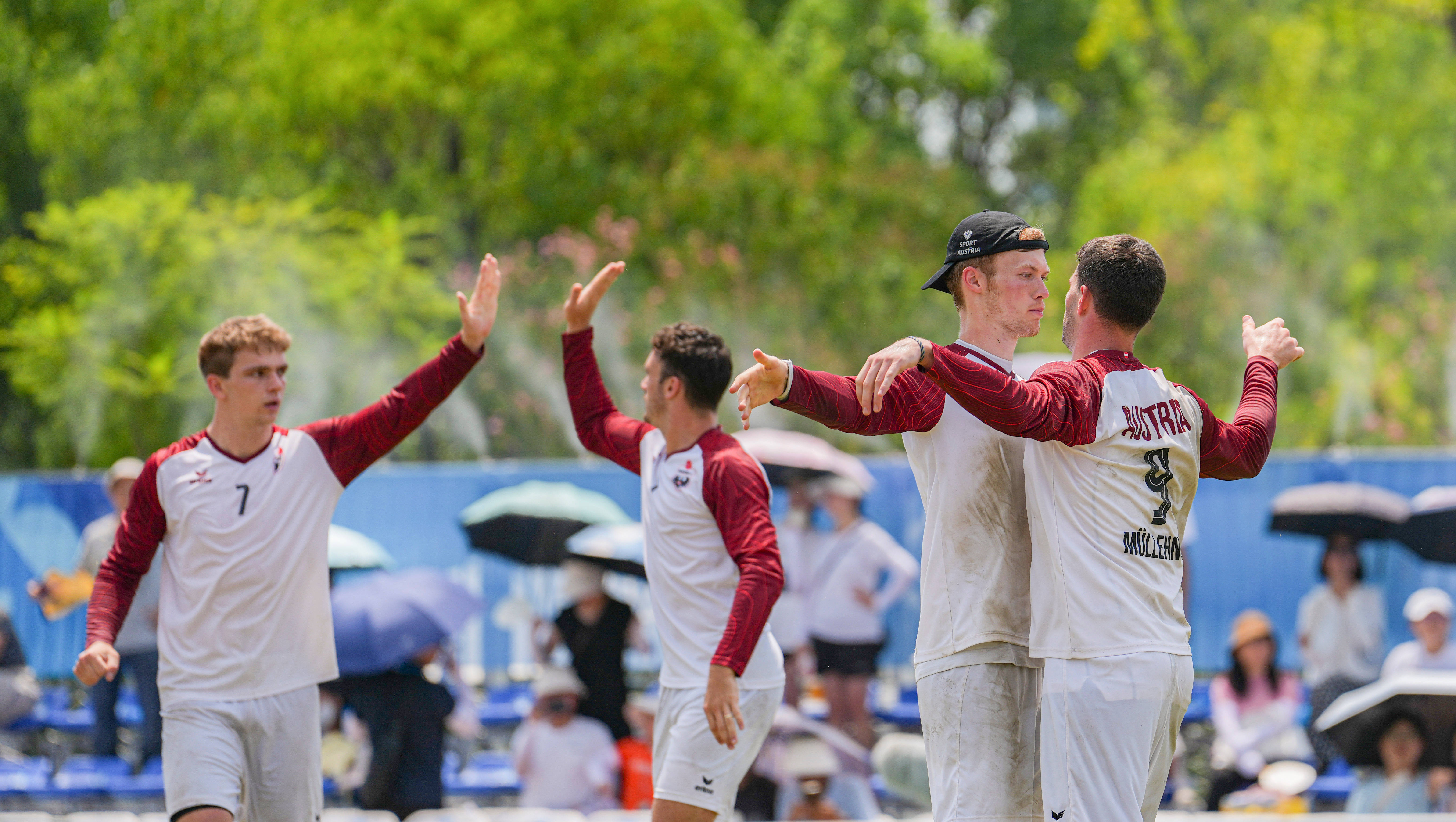 （成都(dōu)世運(yùn)会）浮士德球(qiú)——男子铜牌賽(sài)：奥地利队获得季军